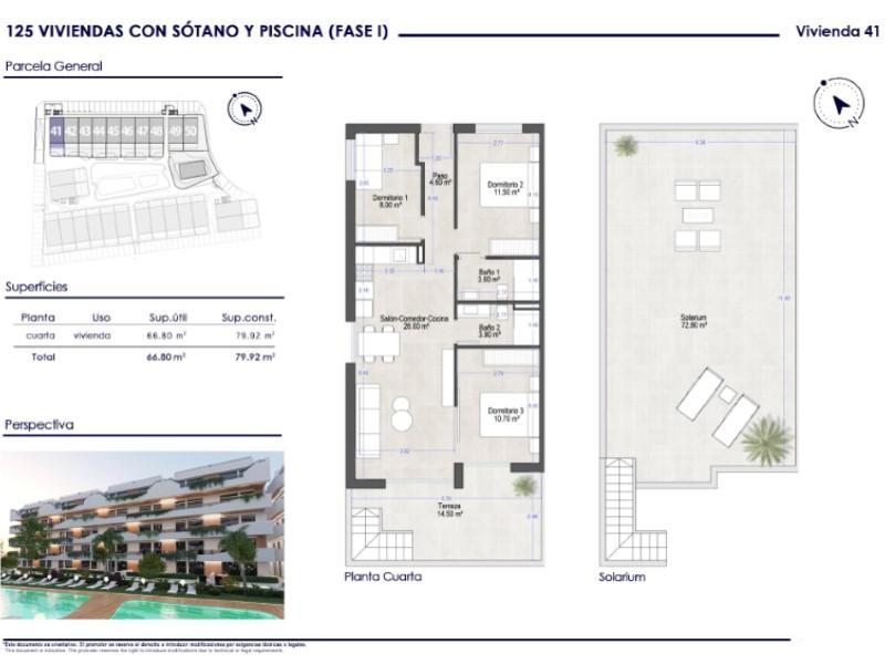 Penthouse for Sale in San Javier