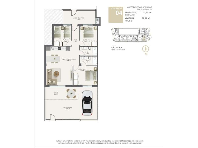 Bungalow en Venta en Pilar de la Horadada