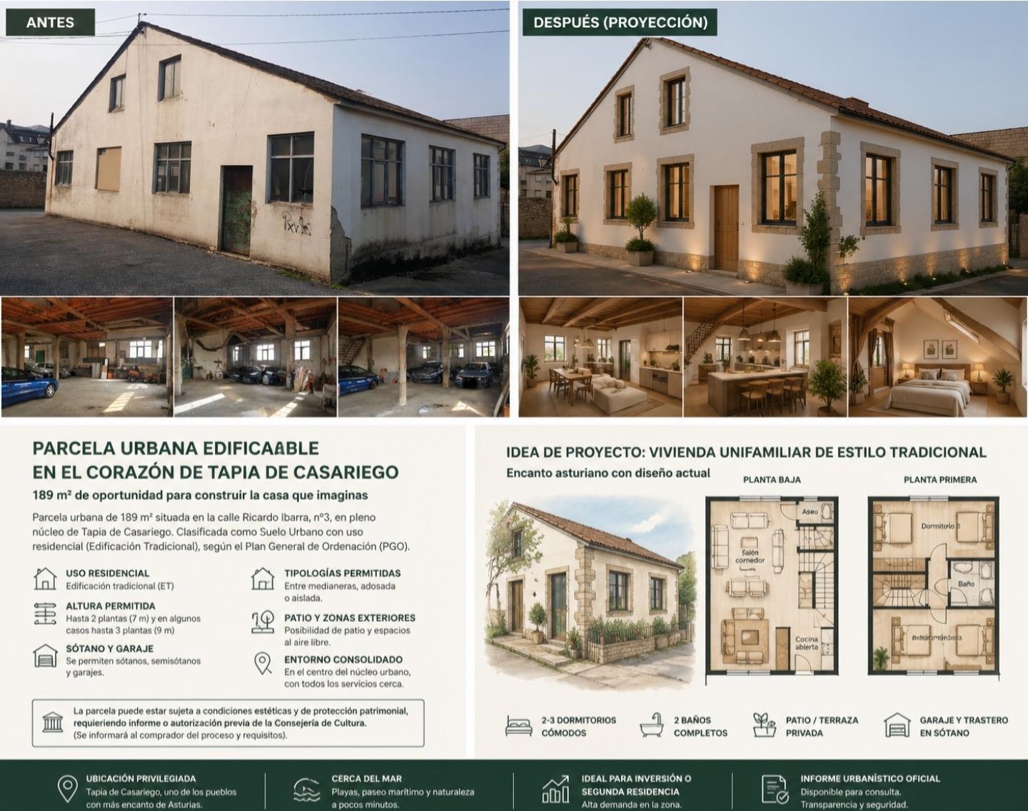 Nave en Venta en Tapia de Casariego