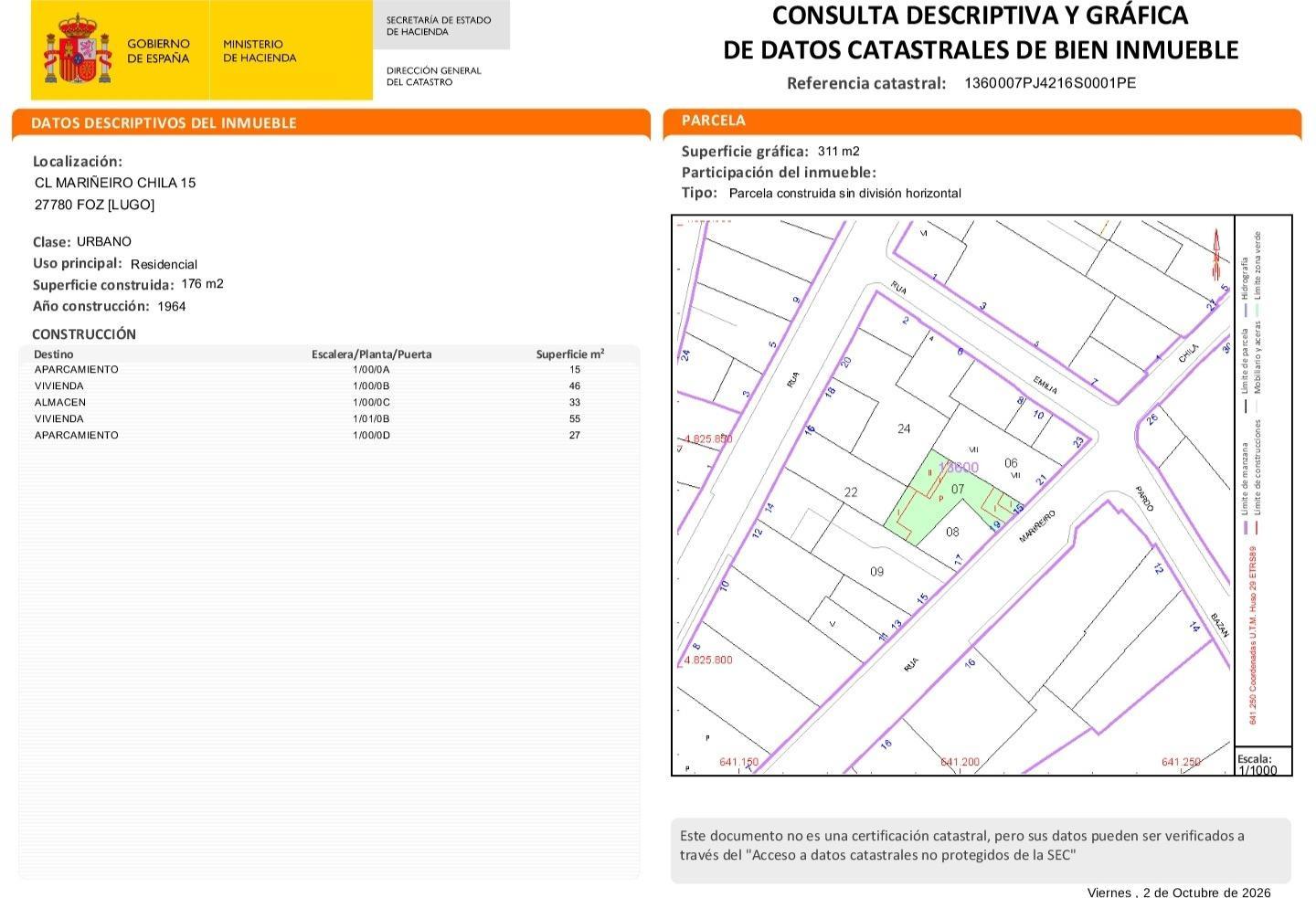 Casa en Venta en Foz