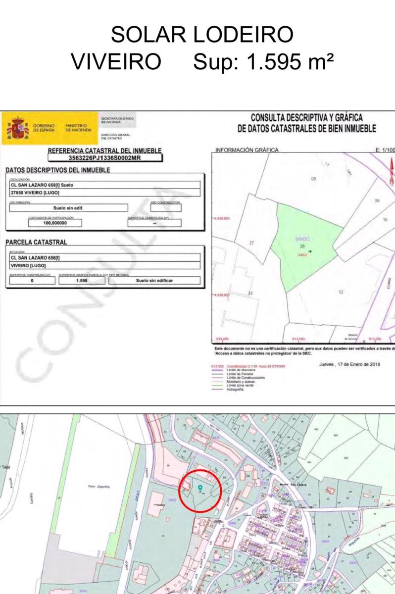 Building Site for Sale in Viveiro