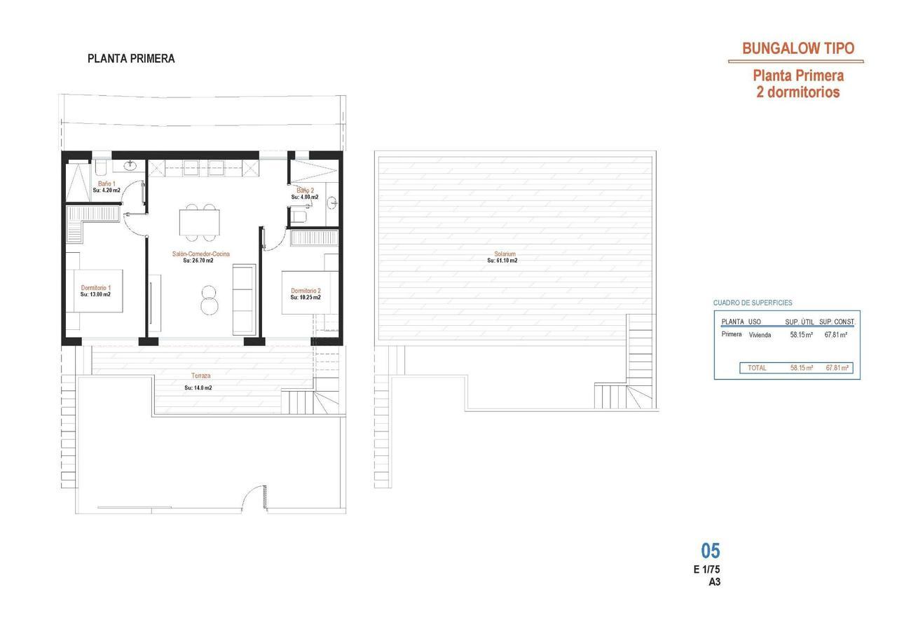 Bungalow for Sale in Alhama de Murcia