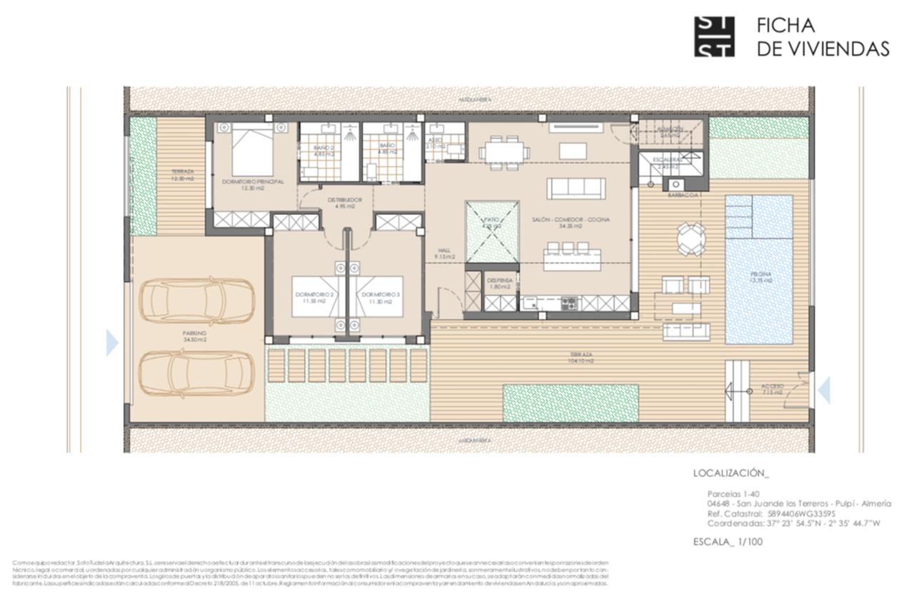 Villa en Venta en Pulpí