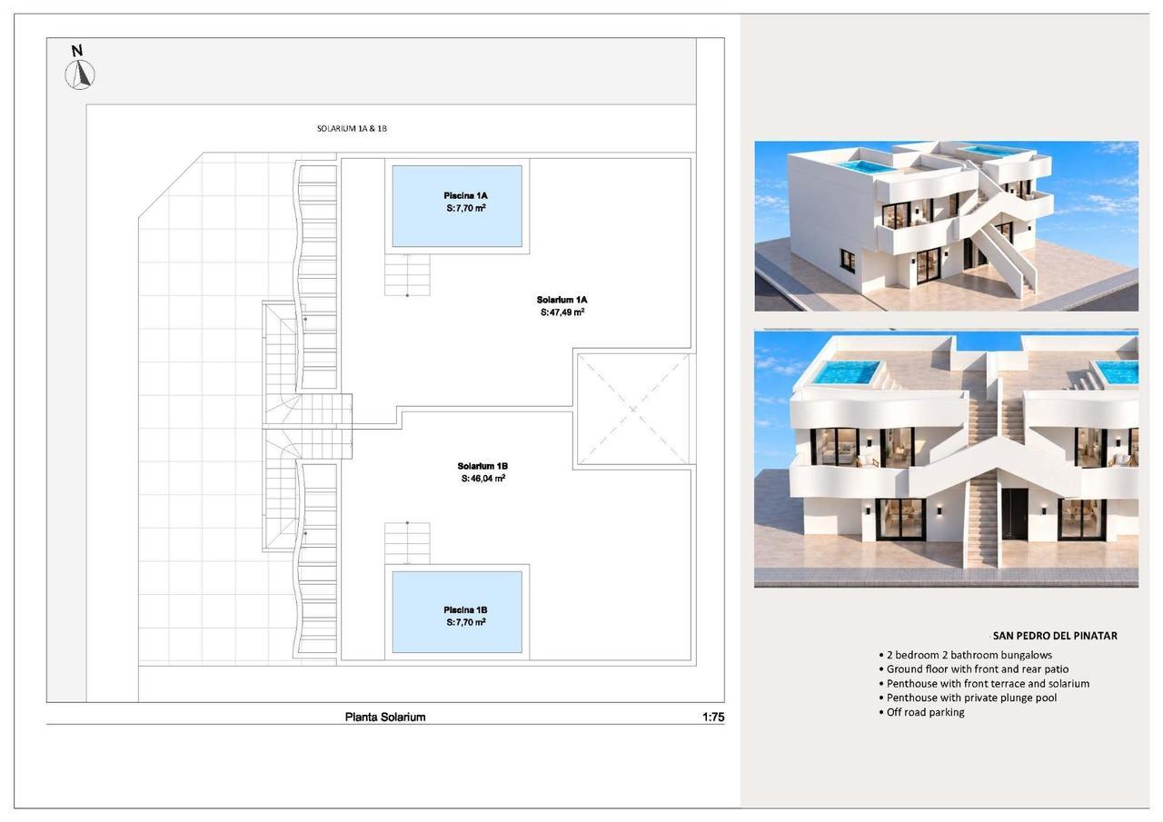 Bungalow en Venta en San Pedro del Pinatar