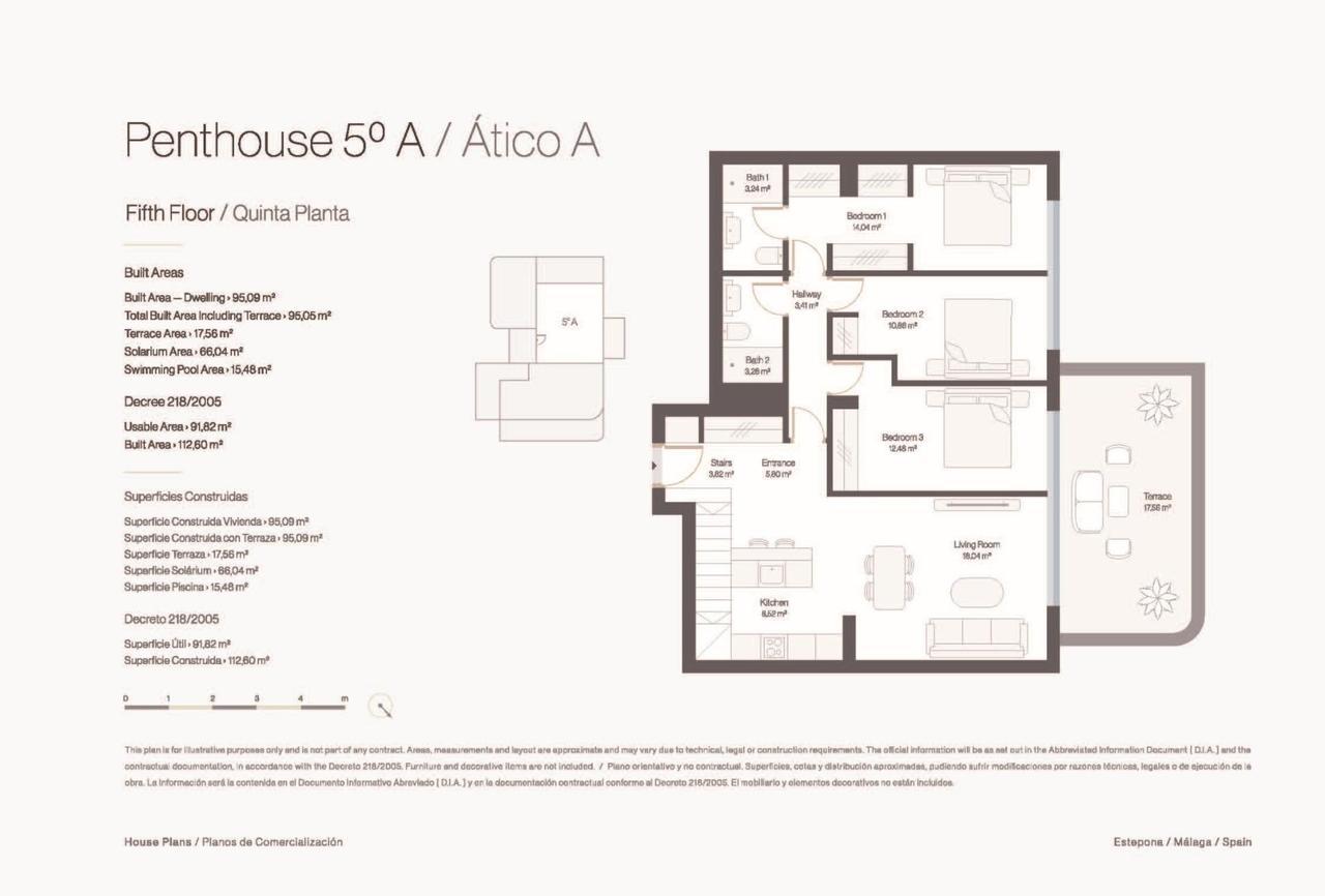 Penthouse for Sale in Estepona