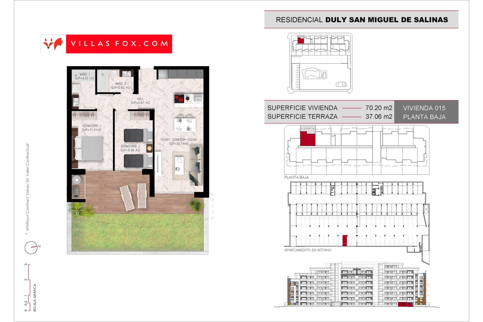 Apartamento en Venta en San Miguel de Salinas