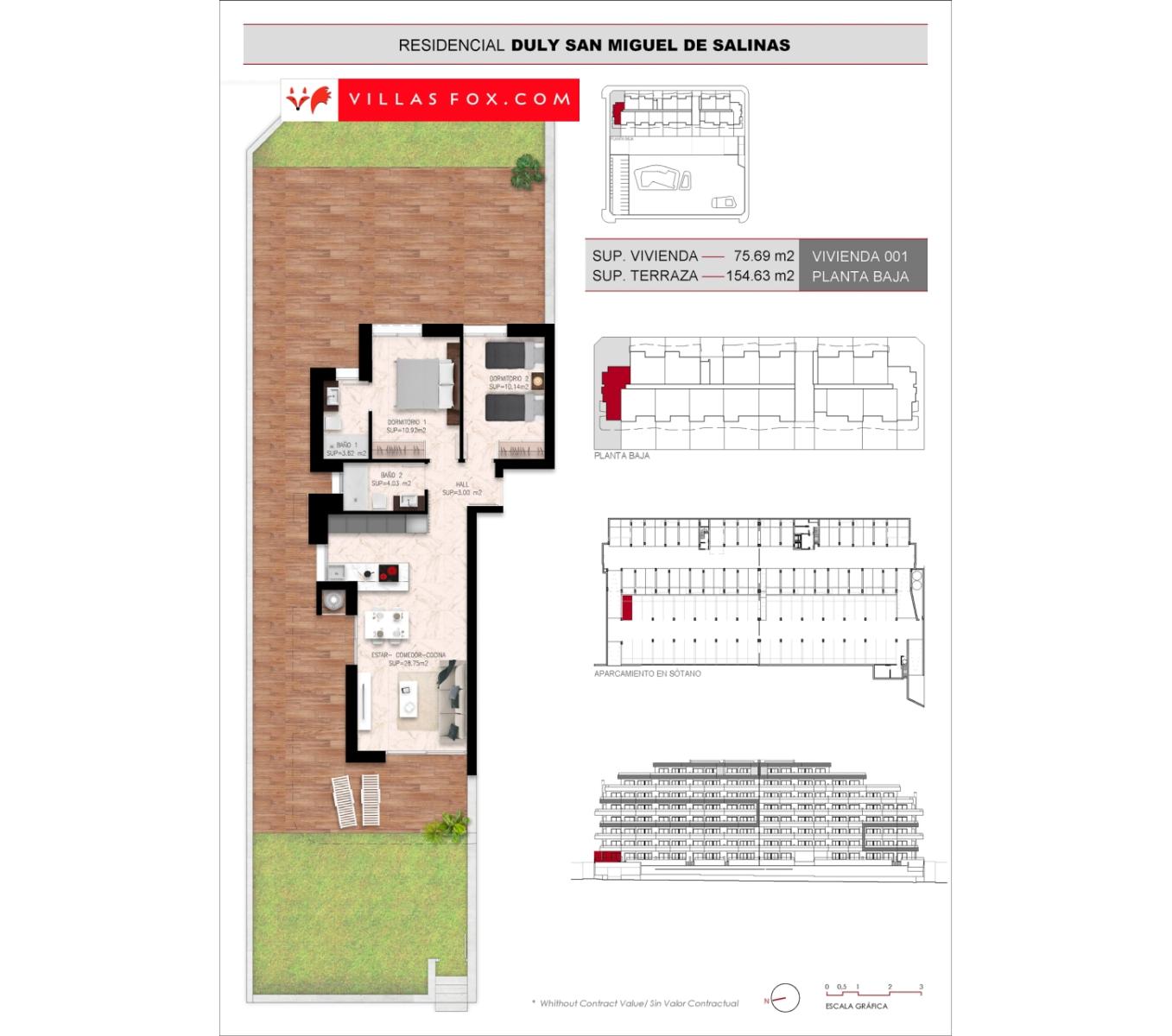 Apartamento en Venta en San Miguel de Salinas