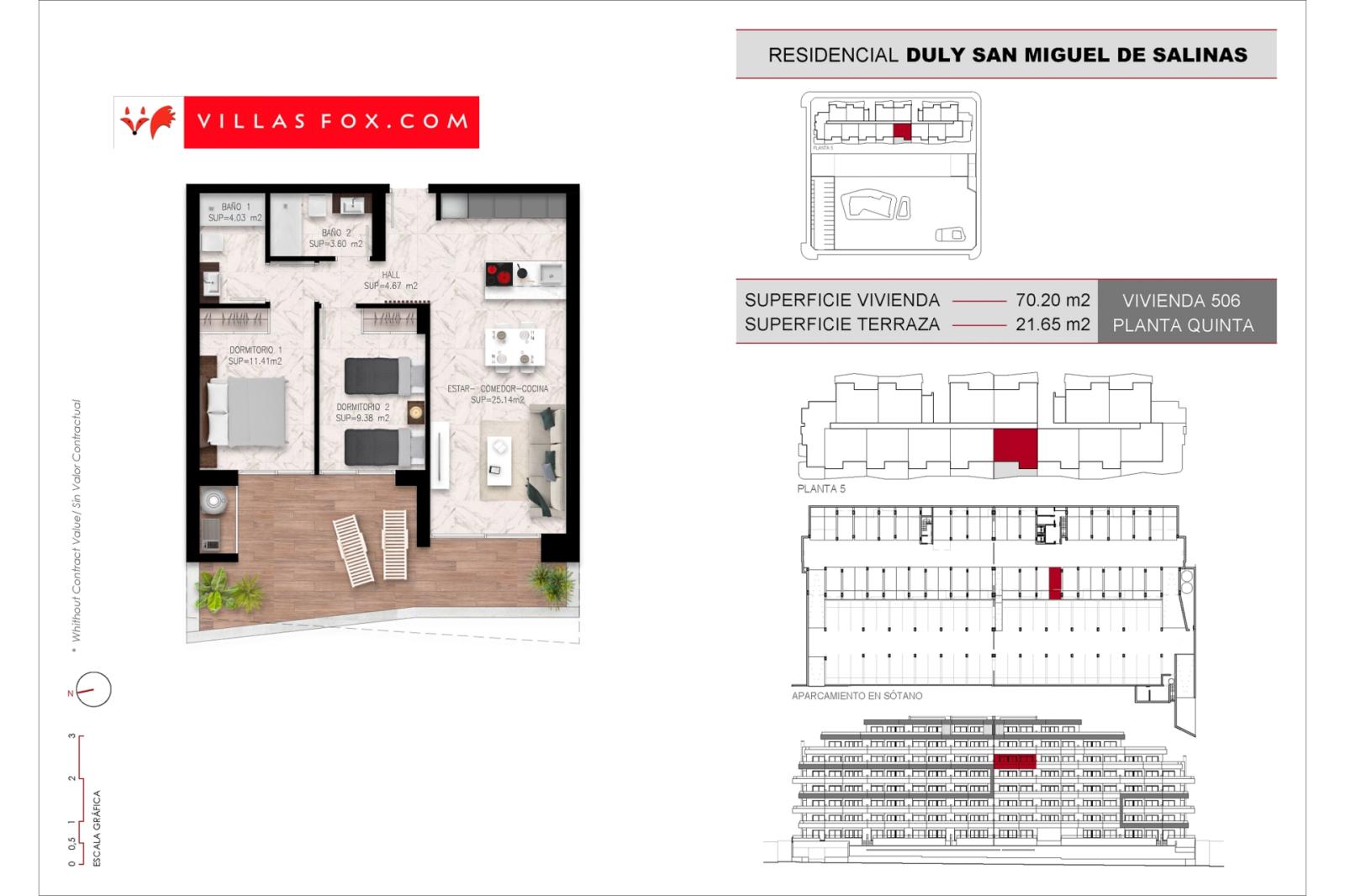 Apartamento en Venta en San Miguel de Salinas