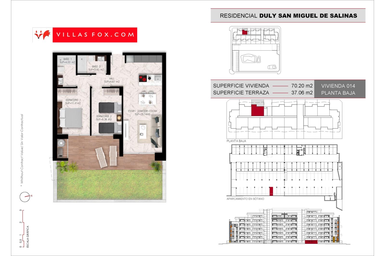 Apartamento en Venta en San Miguel de Salinas