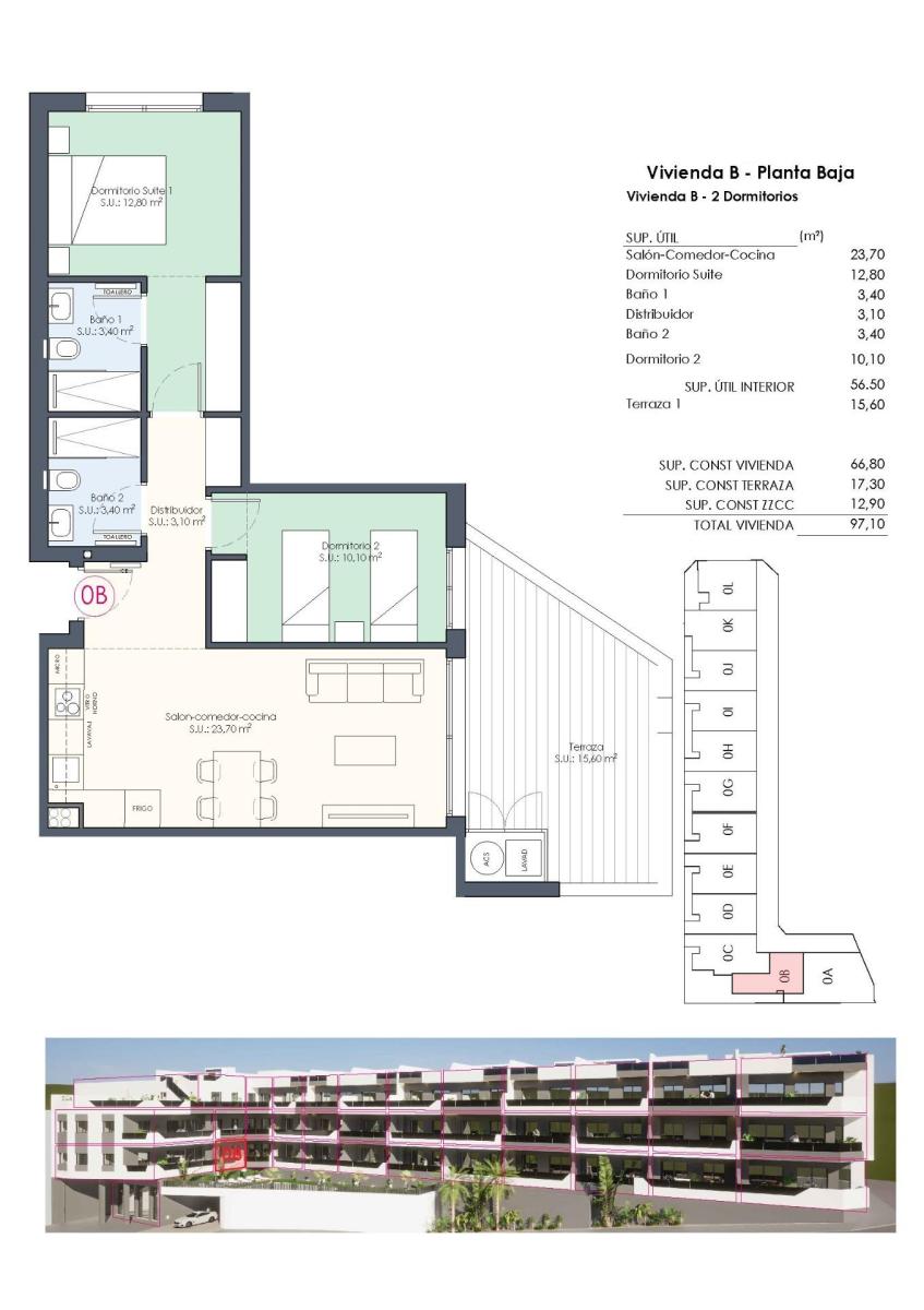 Piso en Venta en Benijófar