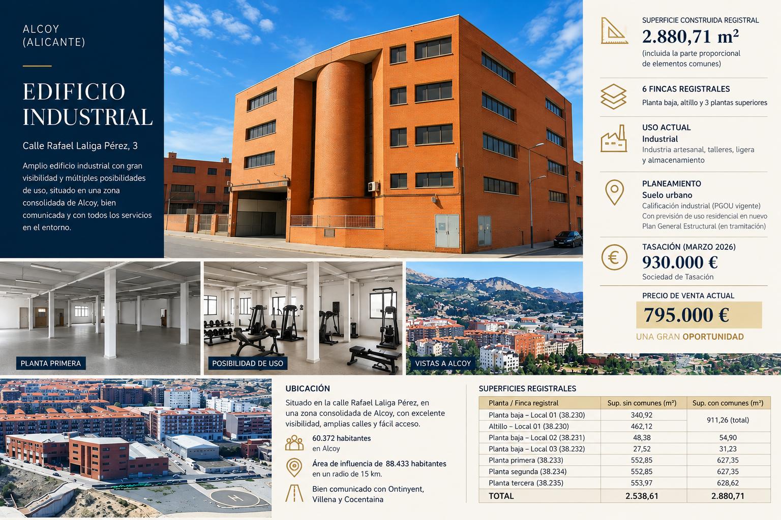 Edificio en Venta en Alcoy