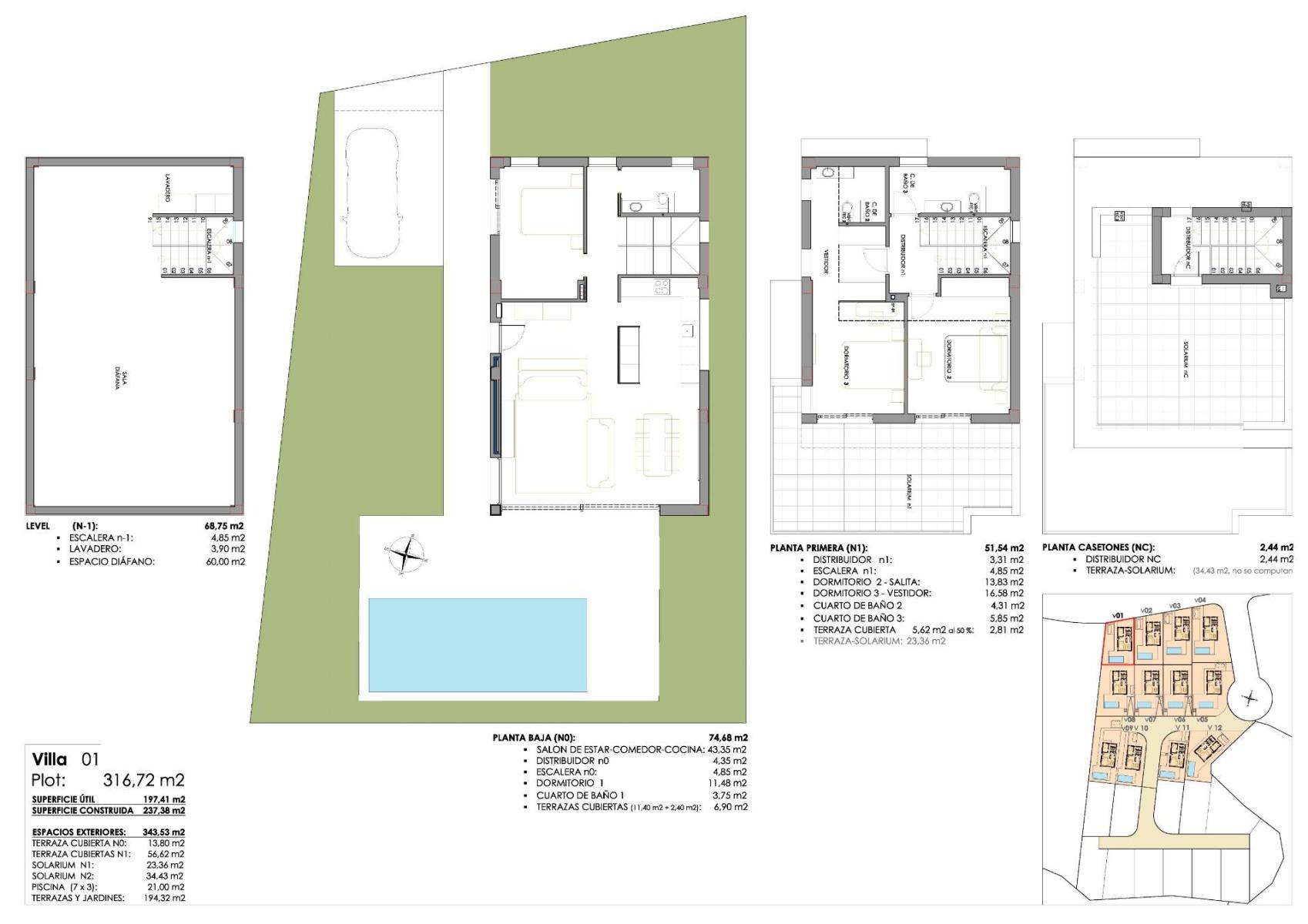 Villa en Venta en San Miguel de Salinas