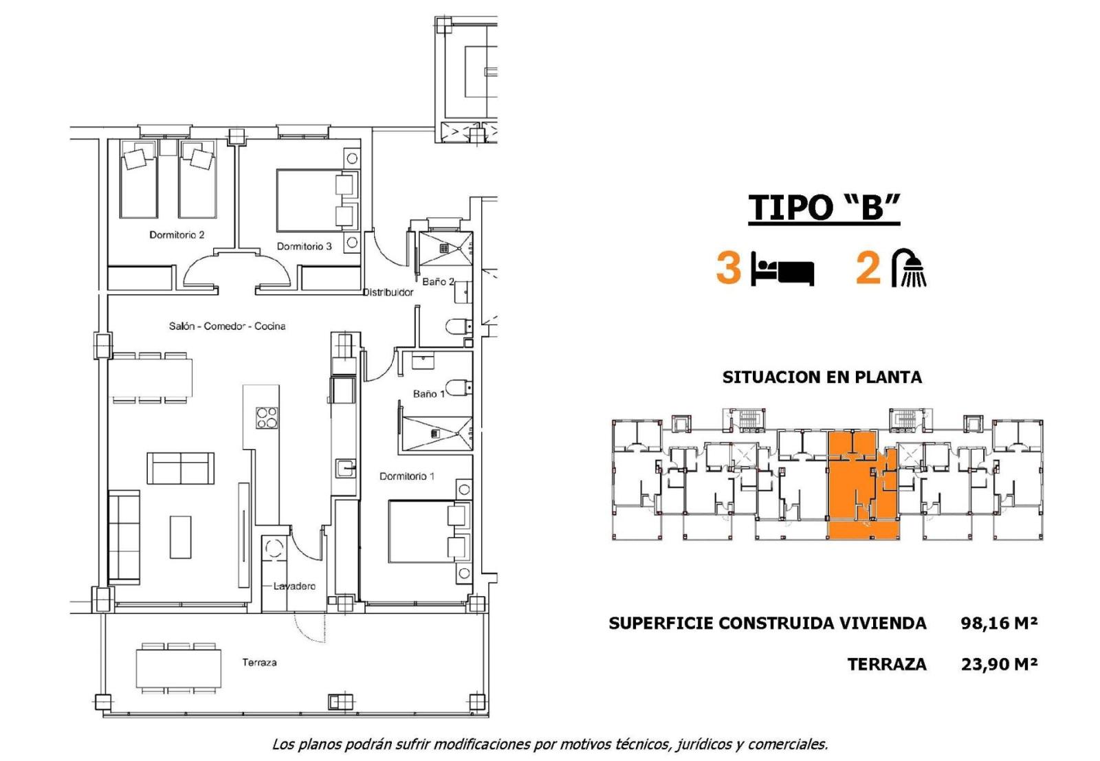 Apartamento en Venta en San Miguel de Salinas