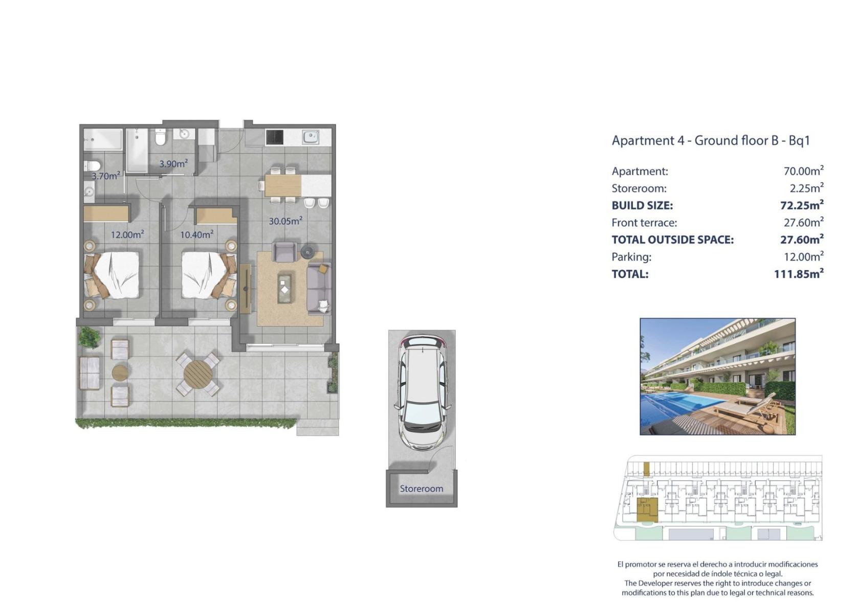 Apartment for Sale in Los Alcázares