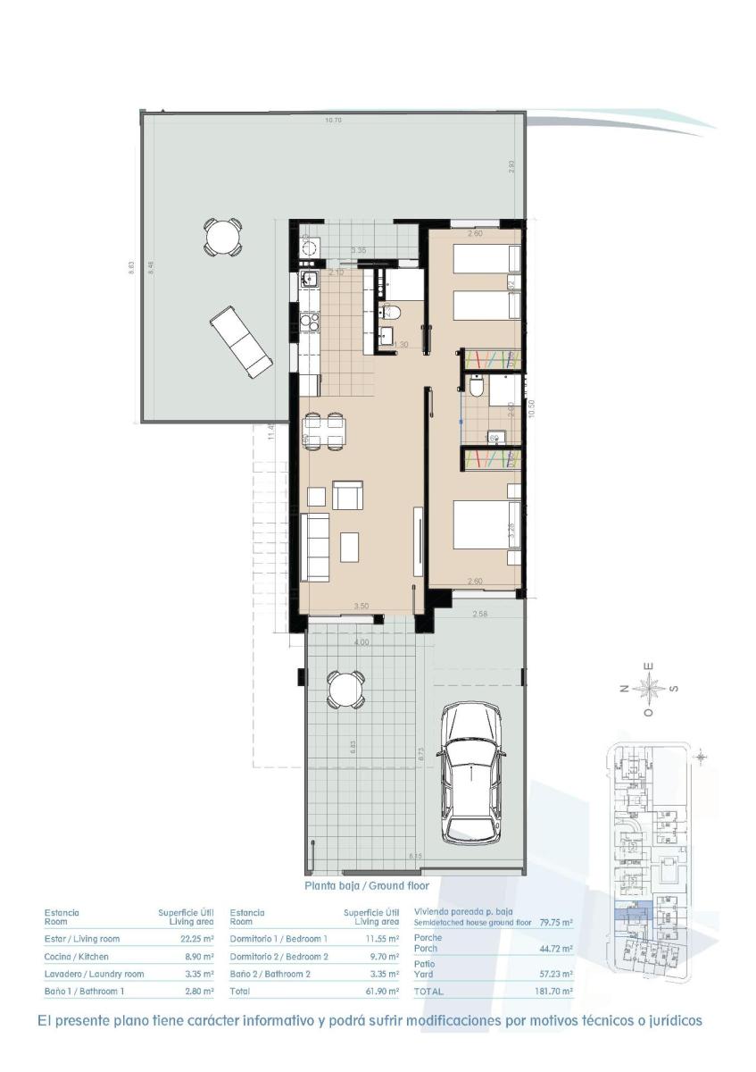 Bungalow en Venta en Pilar de la Horadada