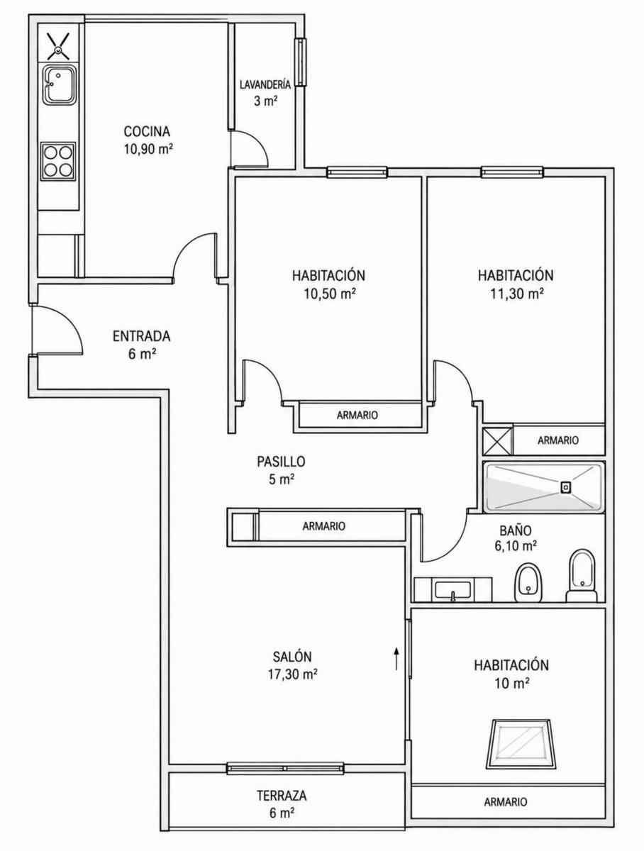 Penthouse for Rent in Arteixo