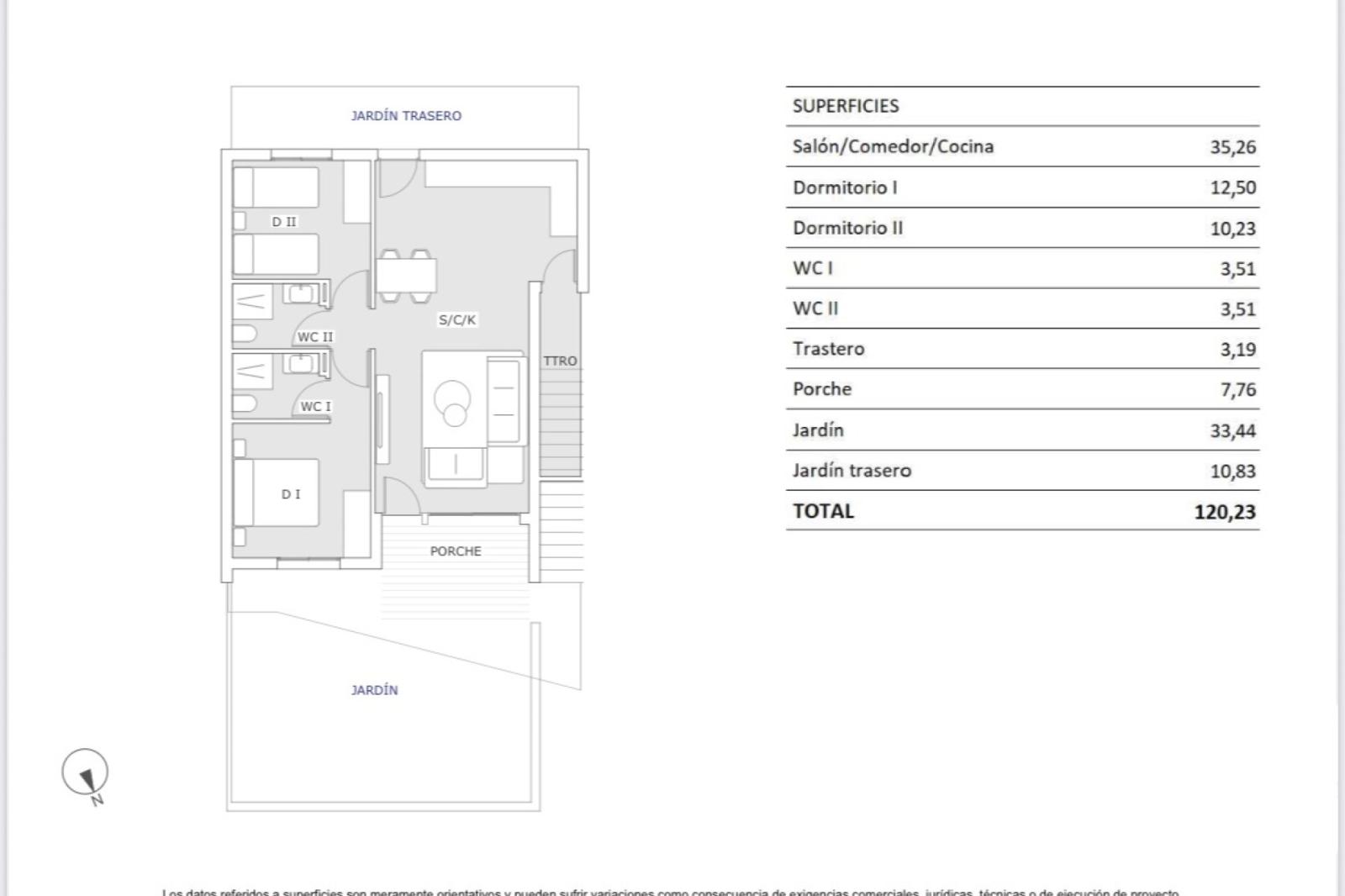 Bungalow en Venta en San Miguel de Salinas