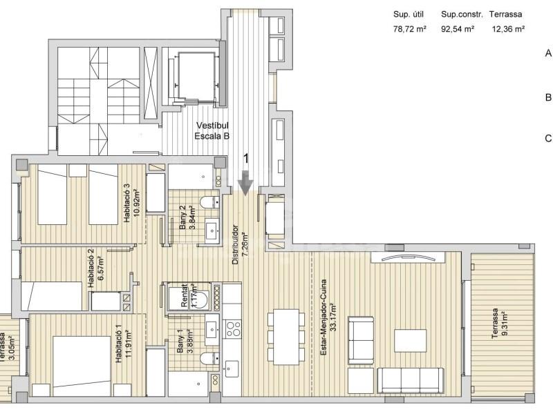 Flat for Sale in Pals