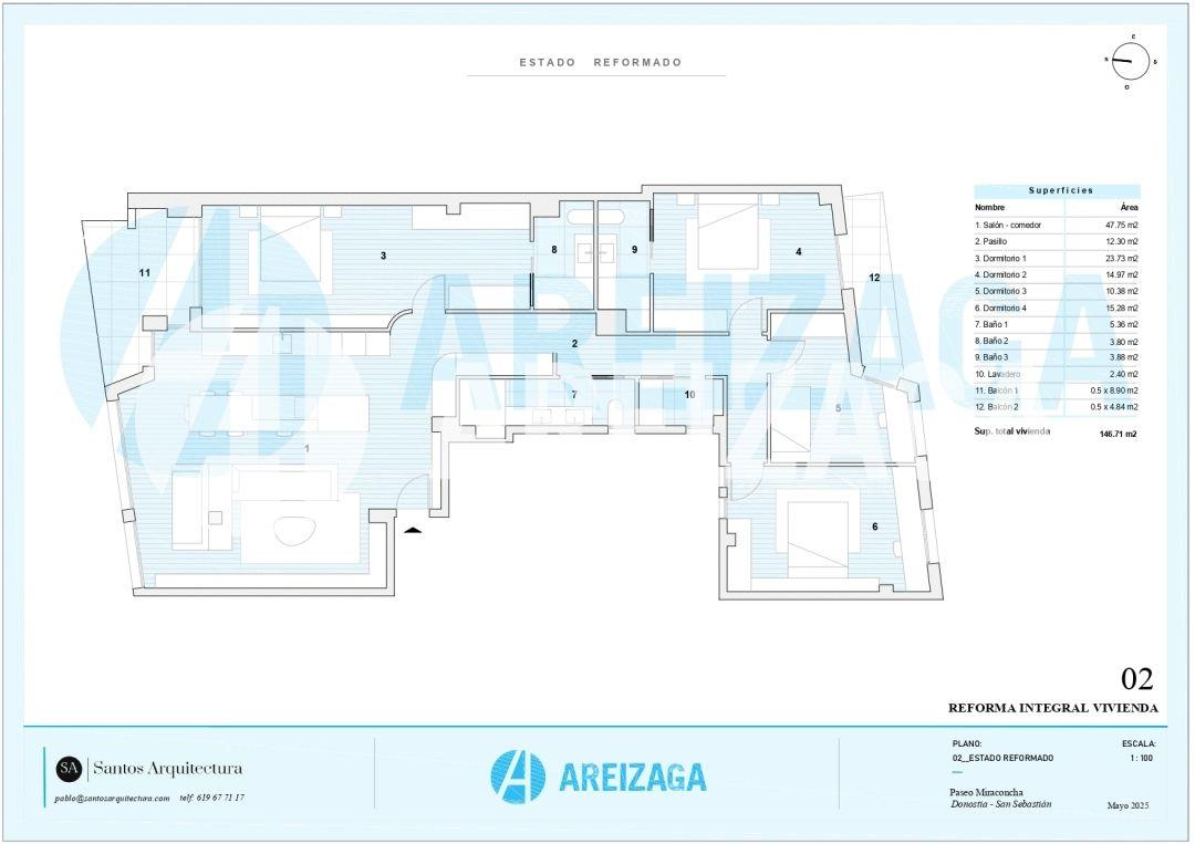 Flat for Sale in San Sebastián