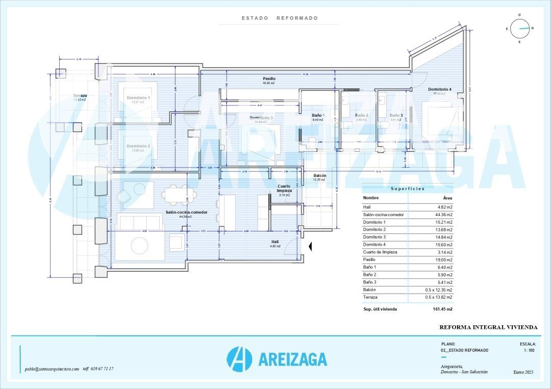 Flat for Sale in San Sebastián