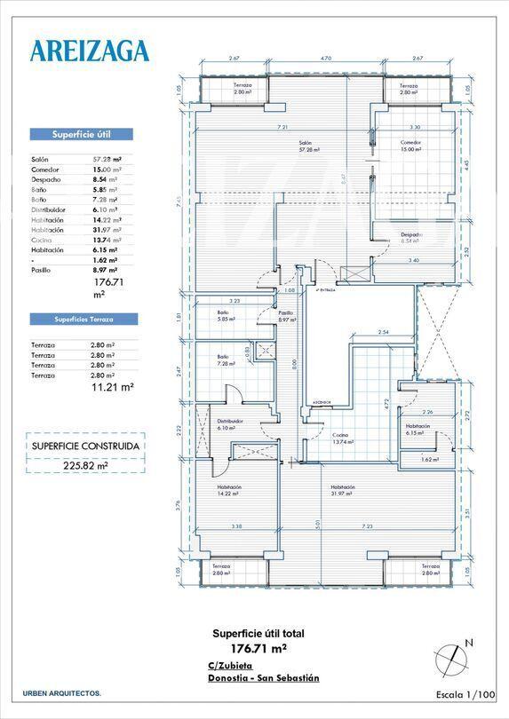 Flat for Sale in San Sebastián