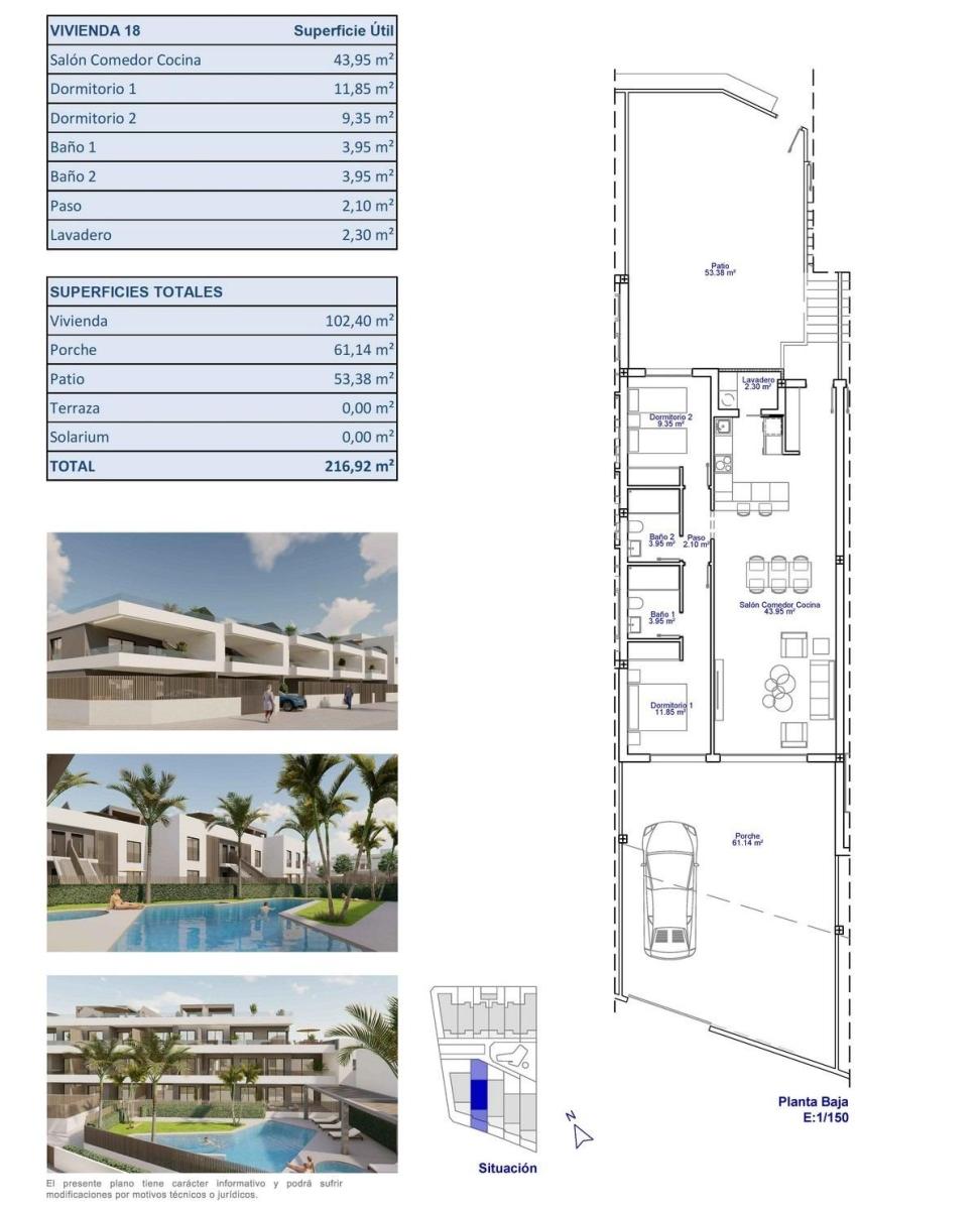 Bungalow en Venta en Pilar de la Horadada