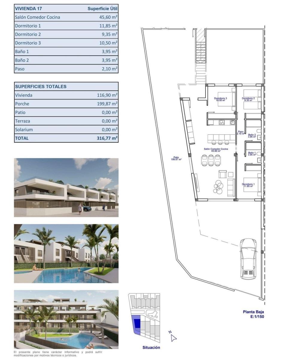 Bungalow en Venta en Pilar de la Horadada