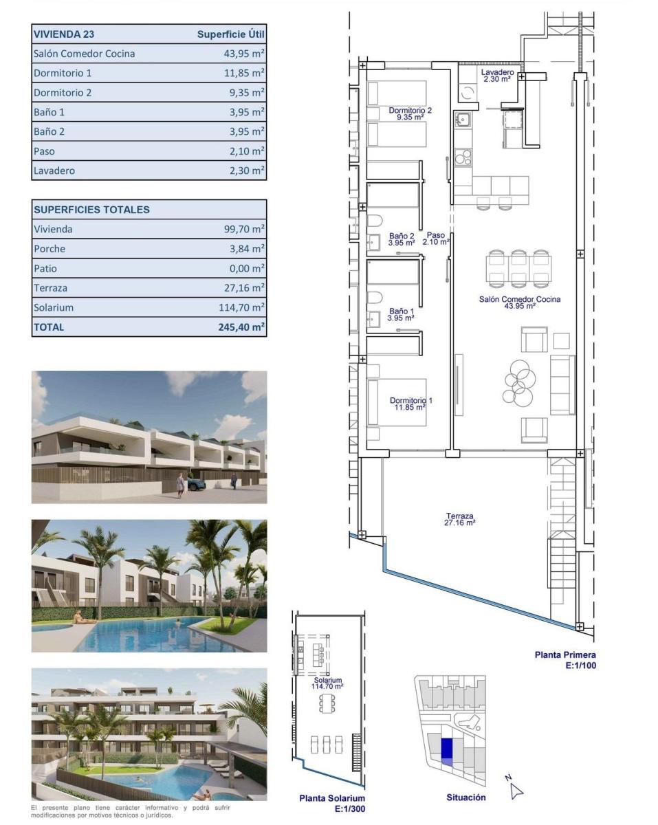 Bungalow en Venta en Pilar de la Horadada