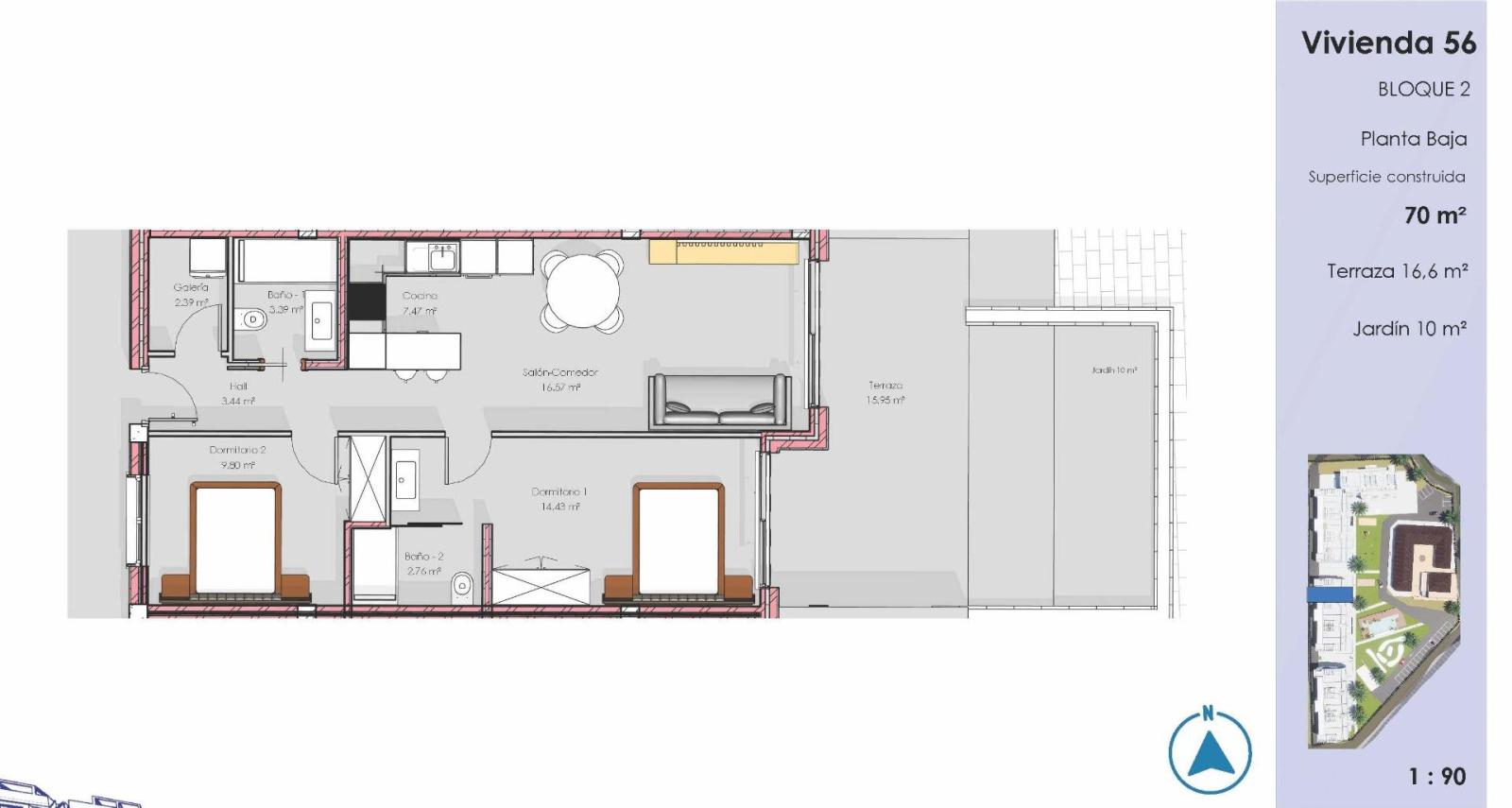 Piso en Venta en Guardamar del Segura