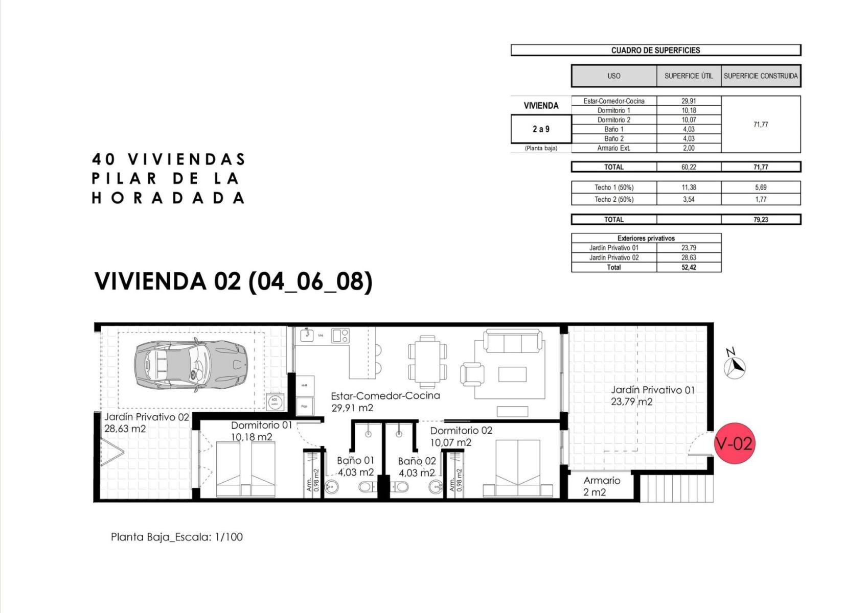 Bungalow en Venta en Pilar de la Horadada