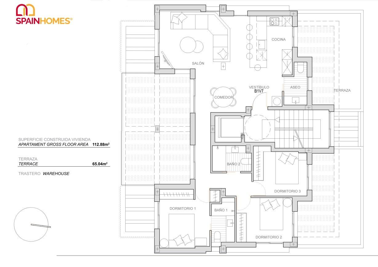 Apartamento en Venta en Torre-Pacheco