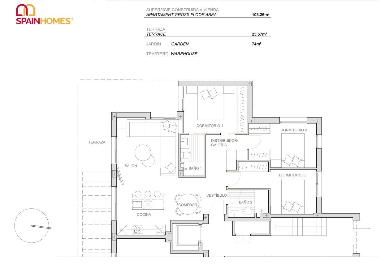 Apartamento en Venta en Torre-Pacheco