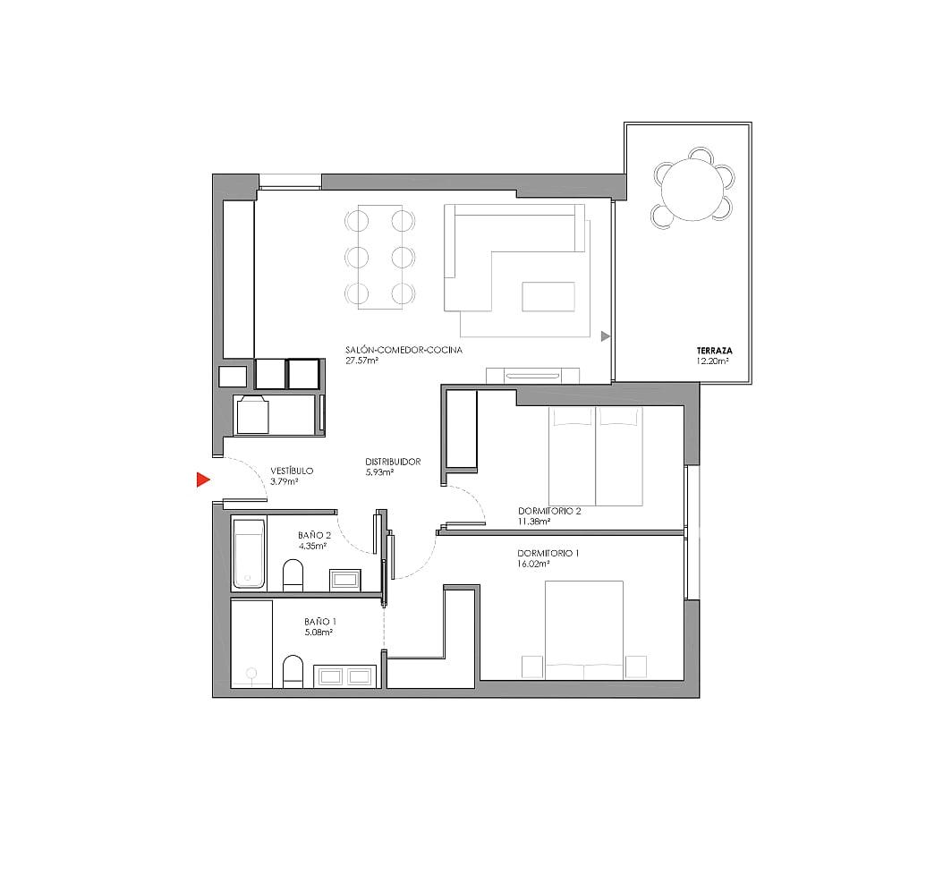 Apartment for Sale in Cubelles