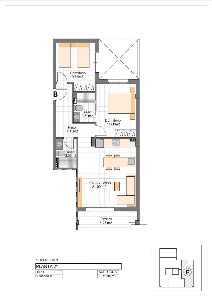 Apartment for Sale in San Pedro del Pinatar