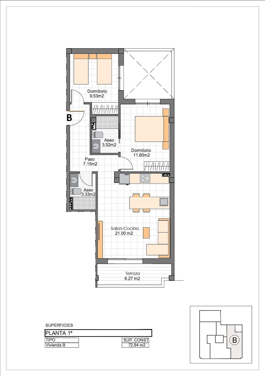 Apartment for Sale in San Pedro del Pinatar
