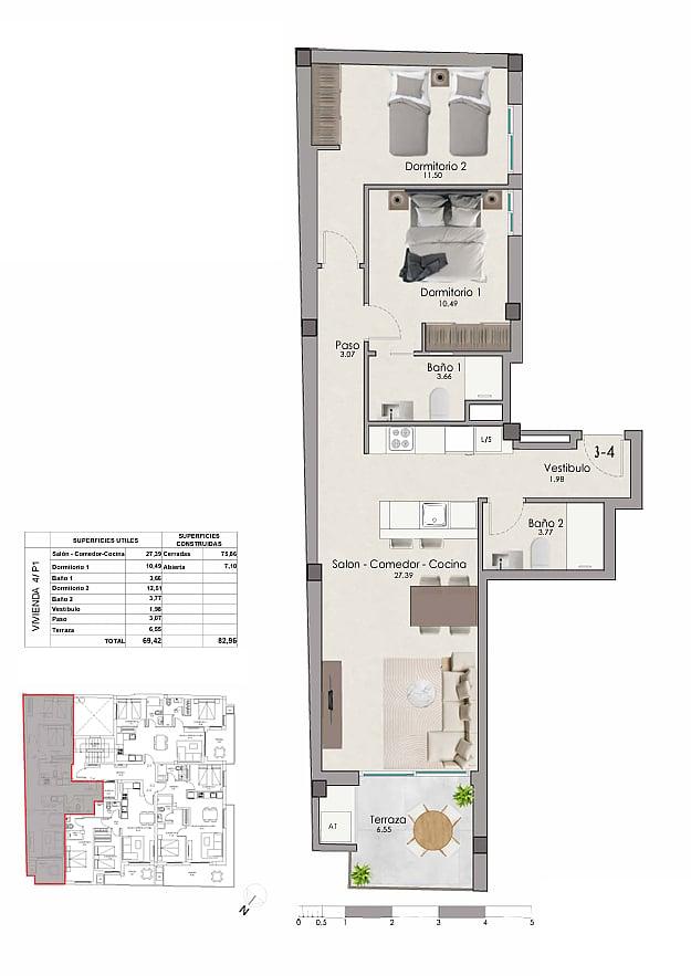 Apartamento en Venta en Santa Pola