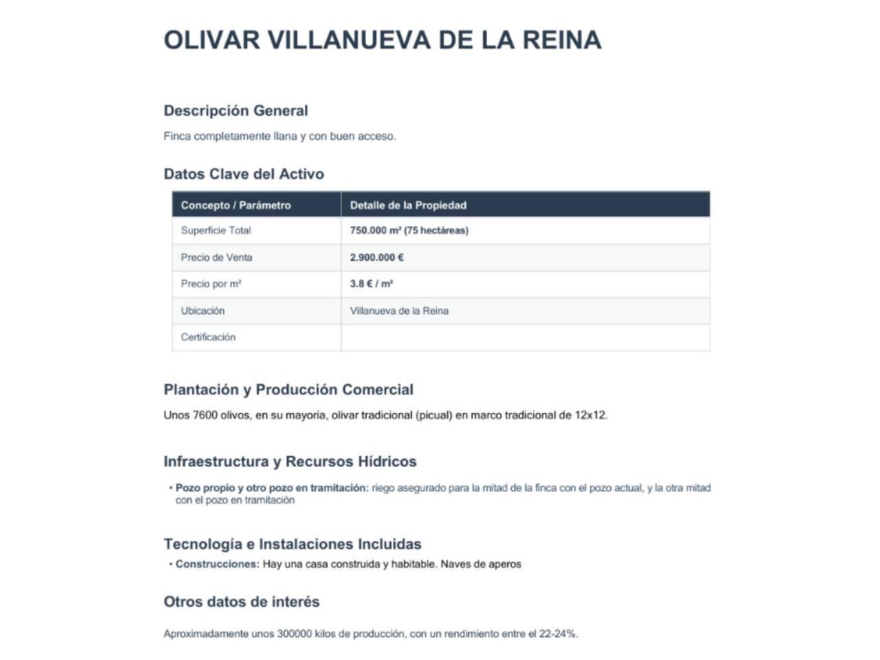 Building Site for Sale in Bailén