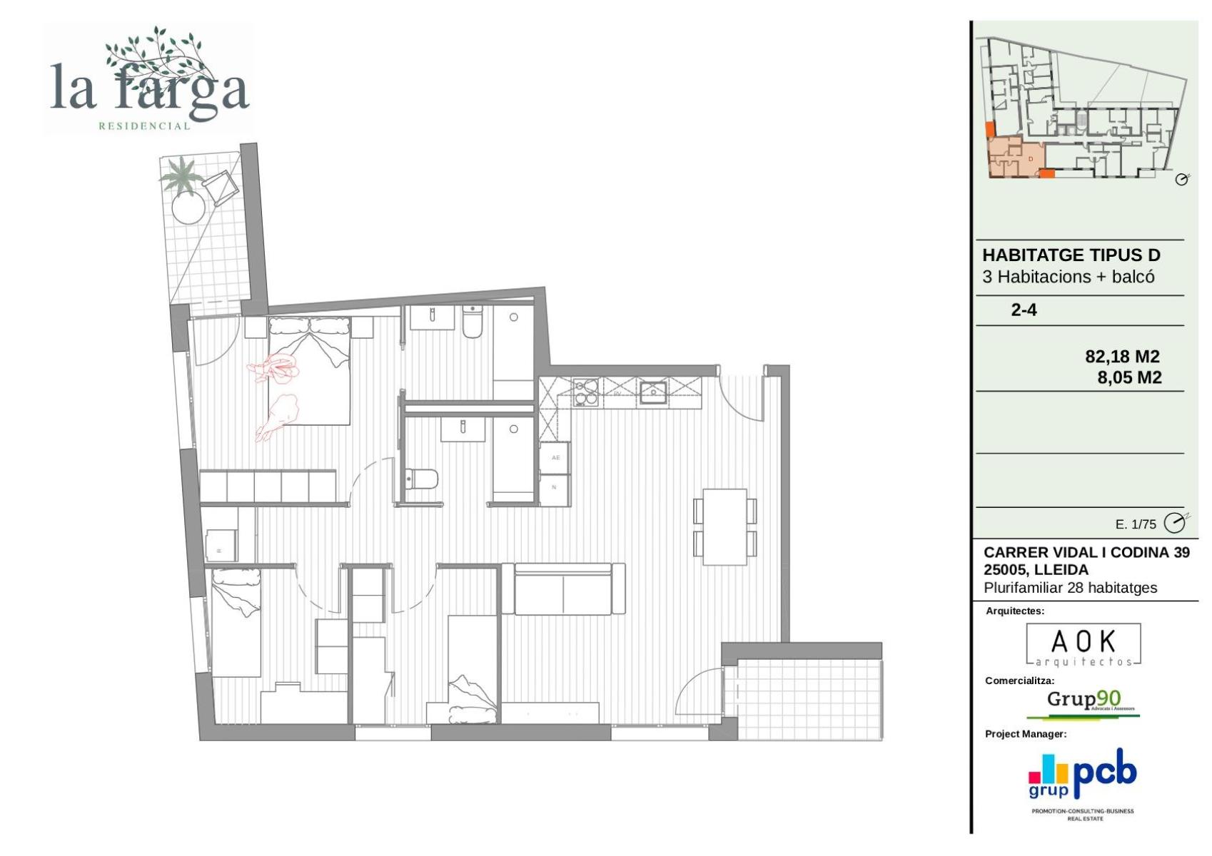 Apartment for Sale in Lleida