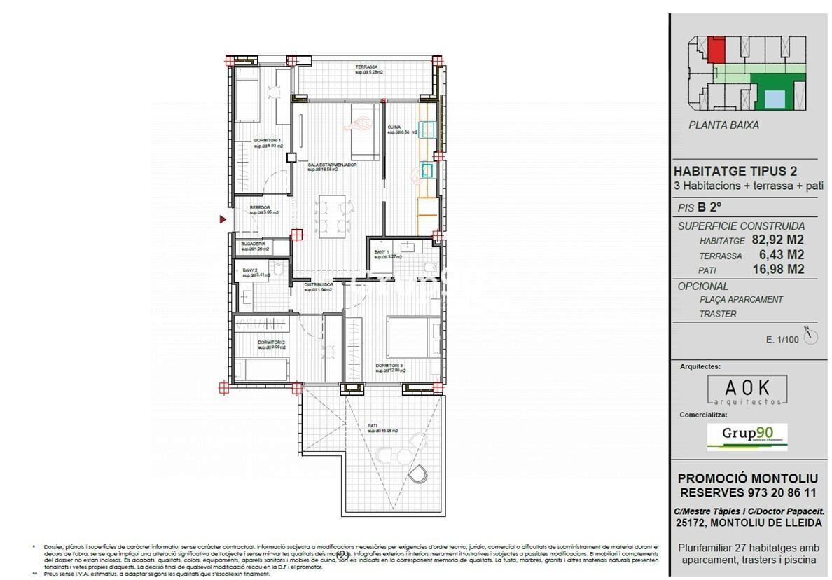 Flat for Sale in Montoliu de Lleida