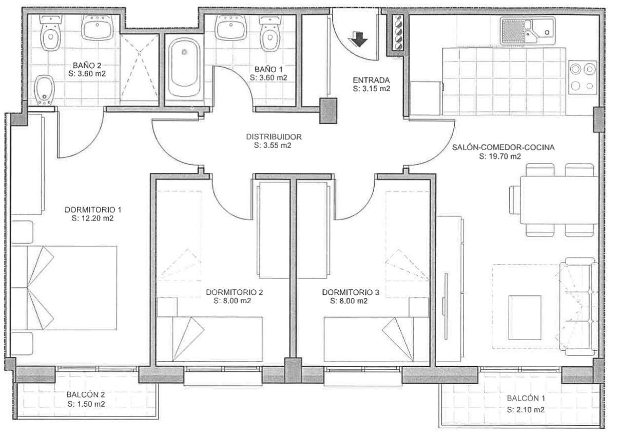Flat for Sale in Totana