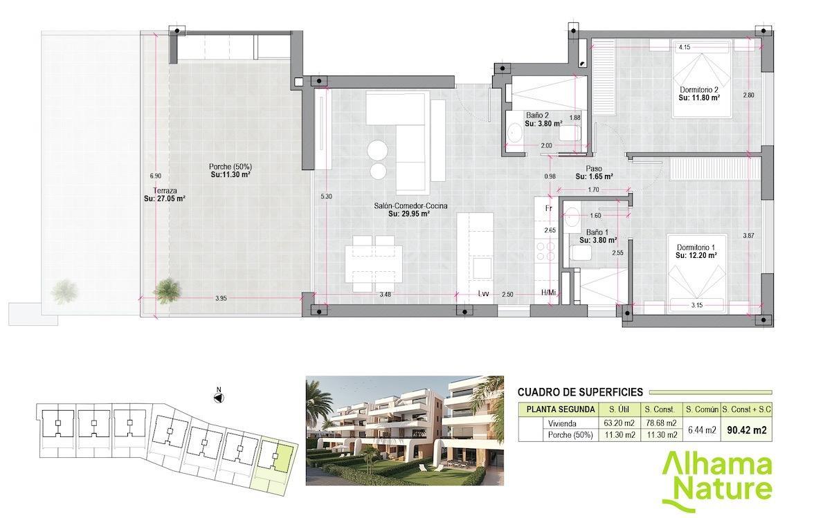 Flat for Sale in Alhama de Murcia