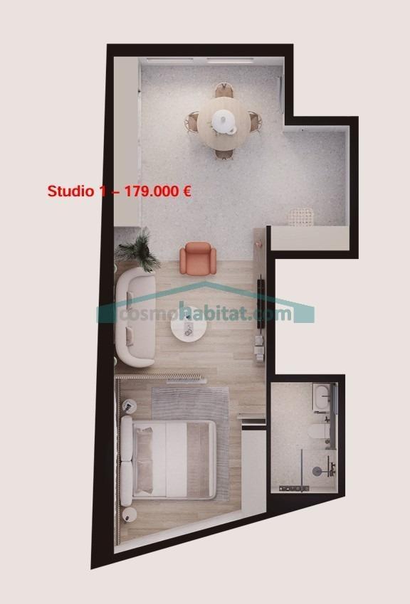 Studio for Sale in Benidorm