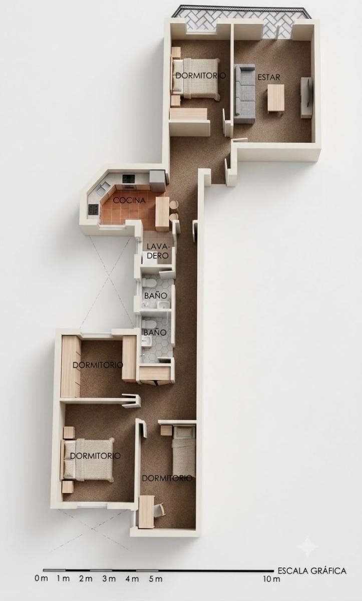 Flat for Sale in Santa Fe