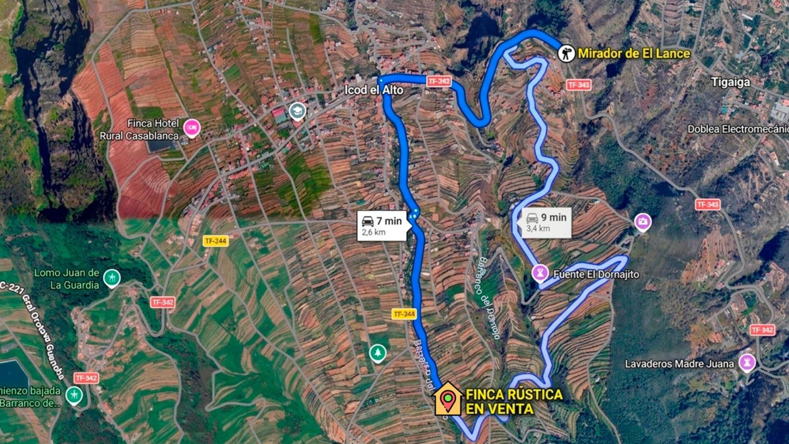 Finca en Venta en Los Realejos