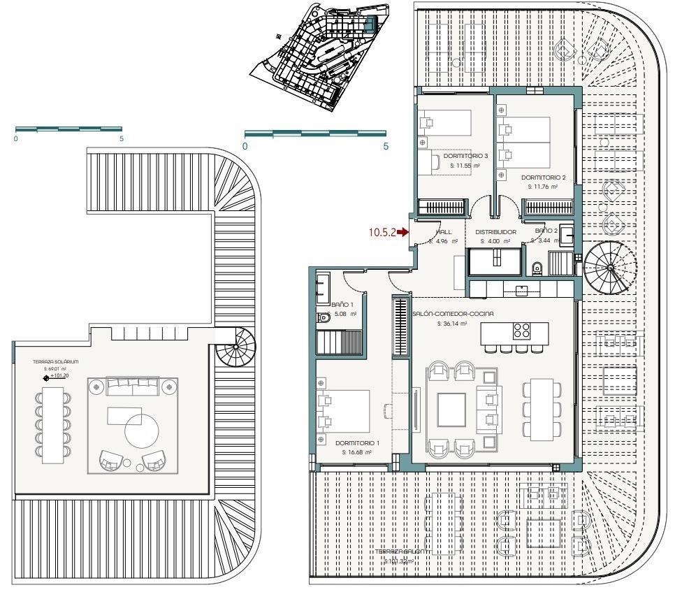 Penthouse for Sale in Estepona