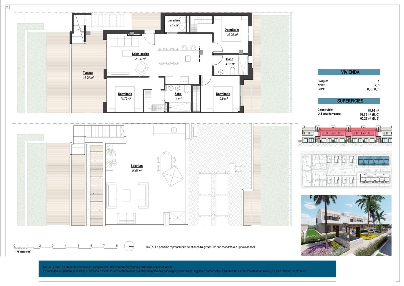 Penthouse for Sale in Los Alcázares