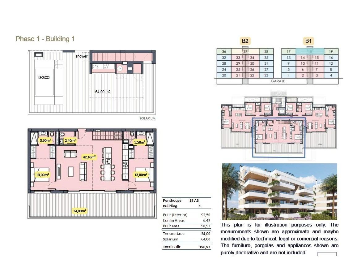 Penthouse for Sale in Torre-Pacheco