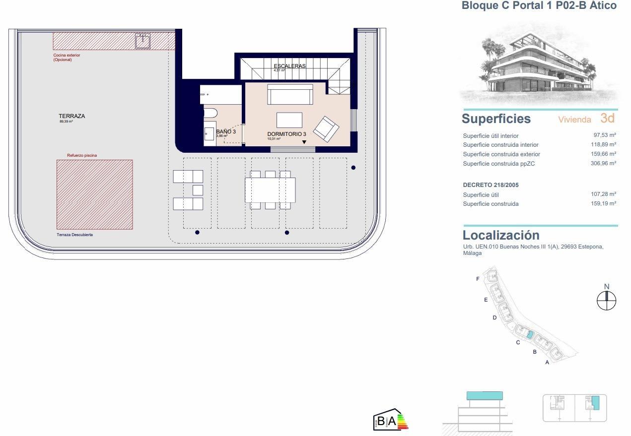 Penthouse for Sale in Estepona