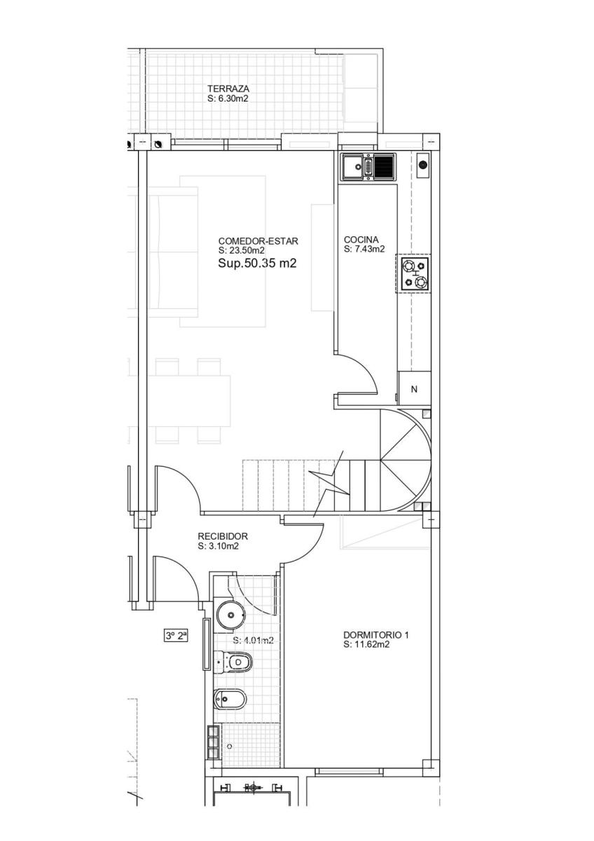 Flat for Sale in Castelldefels