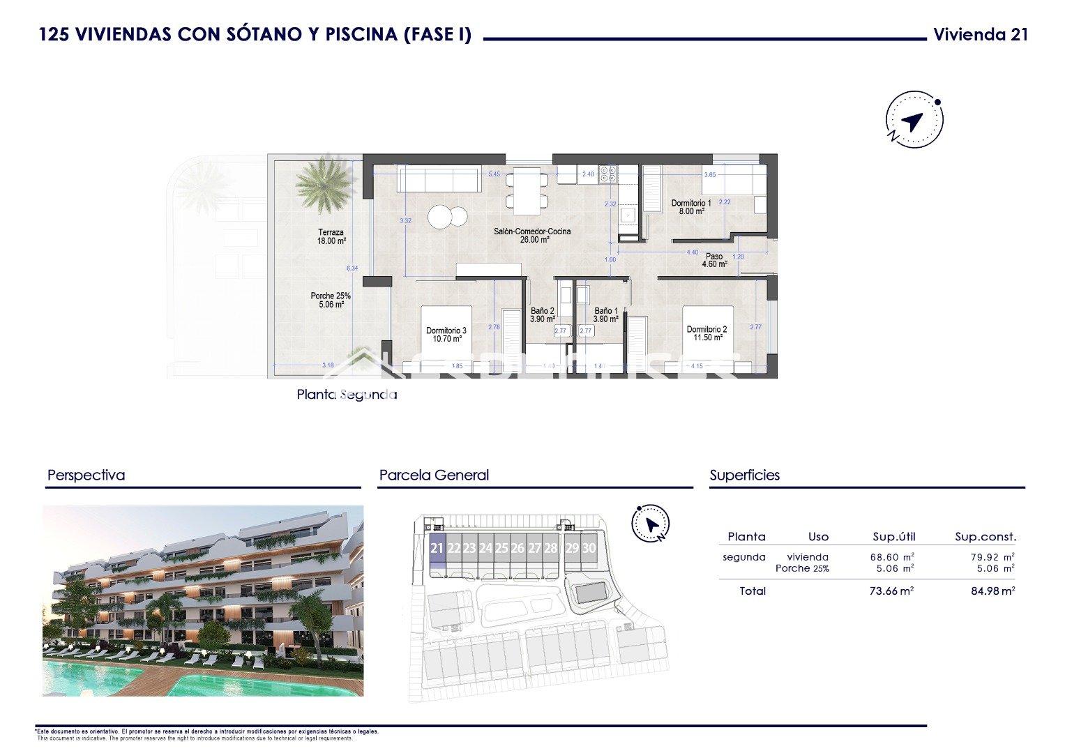 Apartment for Sale in San Javier